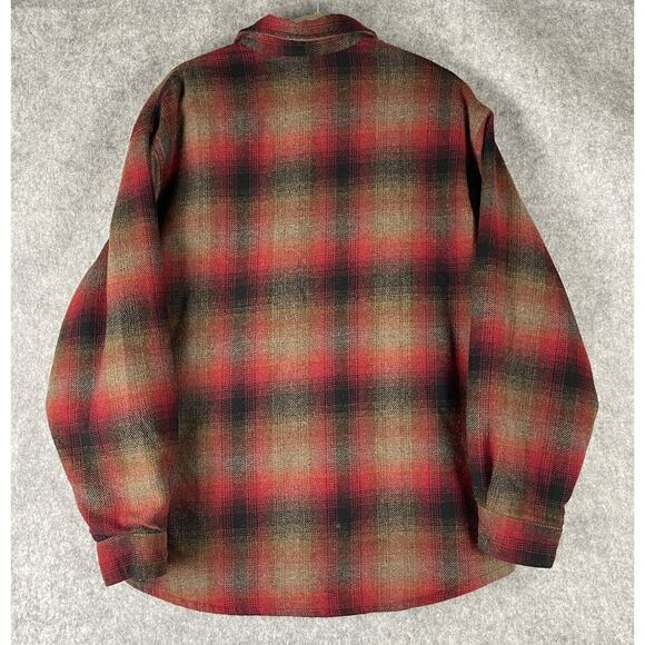 Vintage GAP CPO Jacket Shacket Mens Medium Wool Blend Lined Quilted Lumberjack - Picture 11 of 14